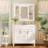 36'' Bathroom Vanity With Top Sink And Mirror Cabinet And Mirror Cabinet-1867765381