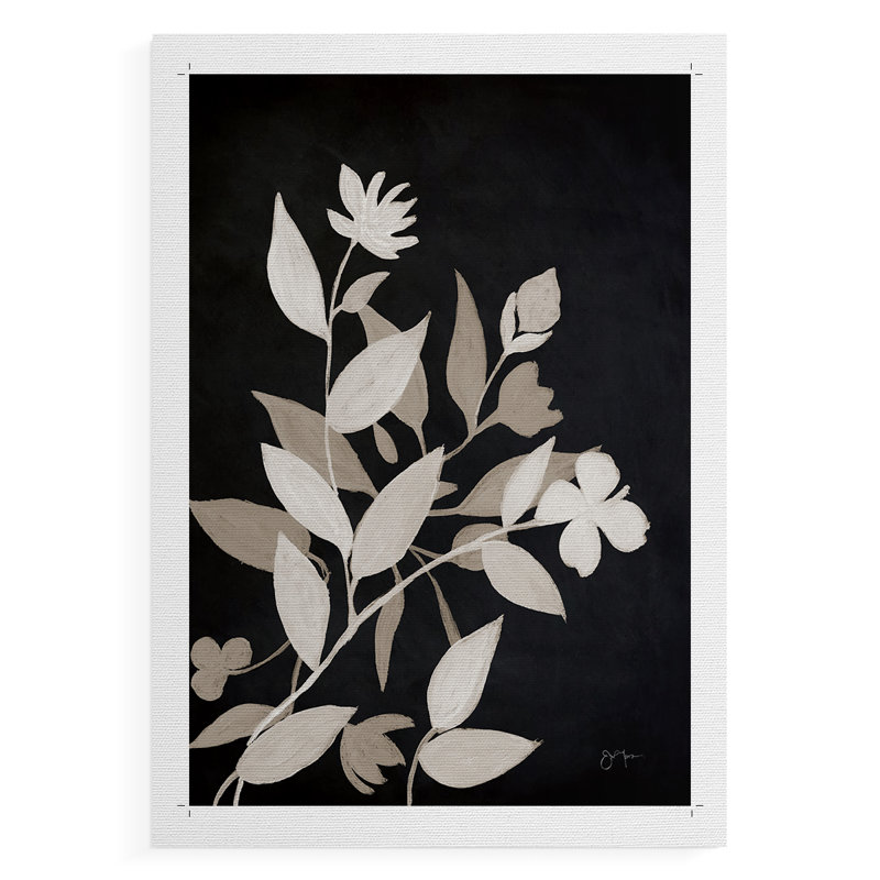 Silhouette de minuit I - reproduction de toile seulement - non encadrée, H 18 po x l 12 po