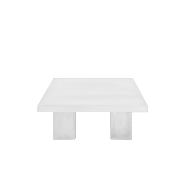 Maximus Coffee Table, Ivory, 16" H x 53" L x 35" W