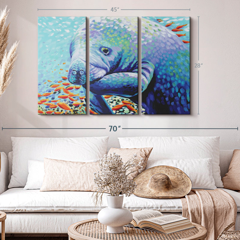 «Chérie de la mer II» sur, H 28 po x l 45 po x P 1,25 po