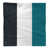 Black/White/Teal