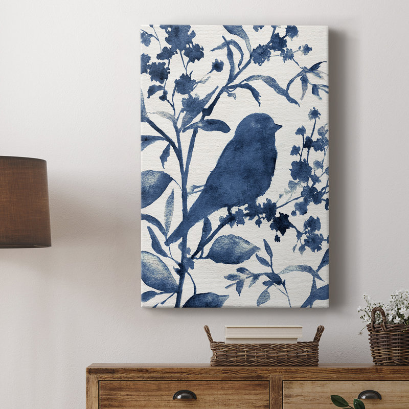 Bluebird Silhouette I - galerie sur mesure, H 36 po x l 24 po