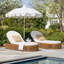 Chaise longue d'extérieur Bluehaven