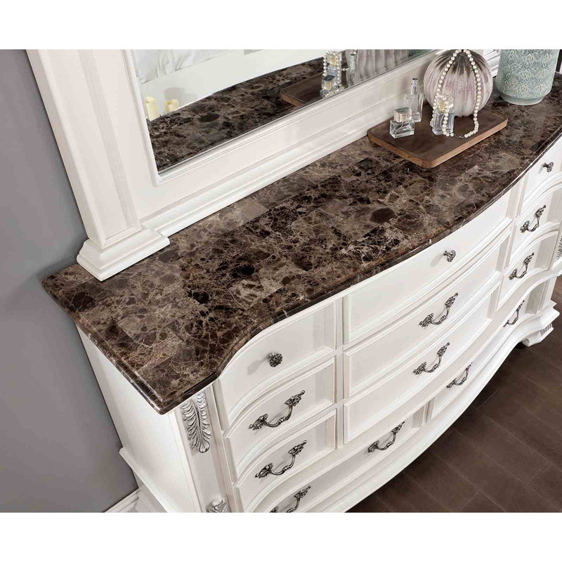Commode 1 pièce en cerisier brun, Brun / cerisier