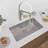 30 in. x 18 in. 18 Gauge, Stainless Steel, Brushed Single Bowl Undermount or Drop-In Kitchen Sink