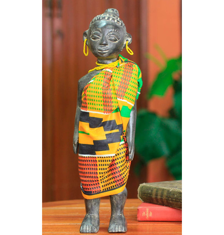Figurine en bois grand maman ghana Grayden