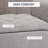 50" End Of Bed Bench, Gray Velvet Upholstery With Button Tufting, Rolled Arms, Wood Legs. Hidden Storage For Bedroom, Living Room. Comfortable Sitting. 264 Lbs Capacity. Assembly Needed Gray.