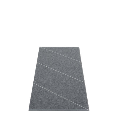 Randy Geometric Area Rug in Gray/White