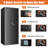 23 Rifle Gun Safe, Long Gun Safes for Rifle and Shotgun with Password Lock and LED Light