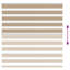 17 Stories Zebra Blind Sand Brown 120X150 Cm Fabric Width 115.9 Cm Polyester-628398807-628398820