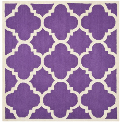 Cannen Hand Tufted Wool Geometric Rug