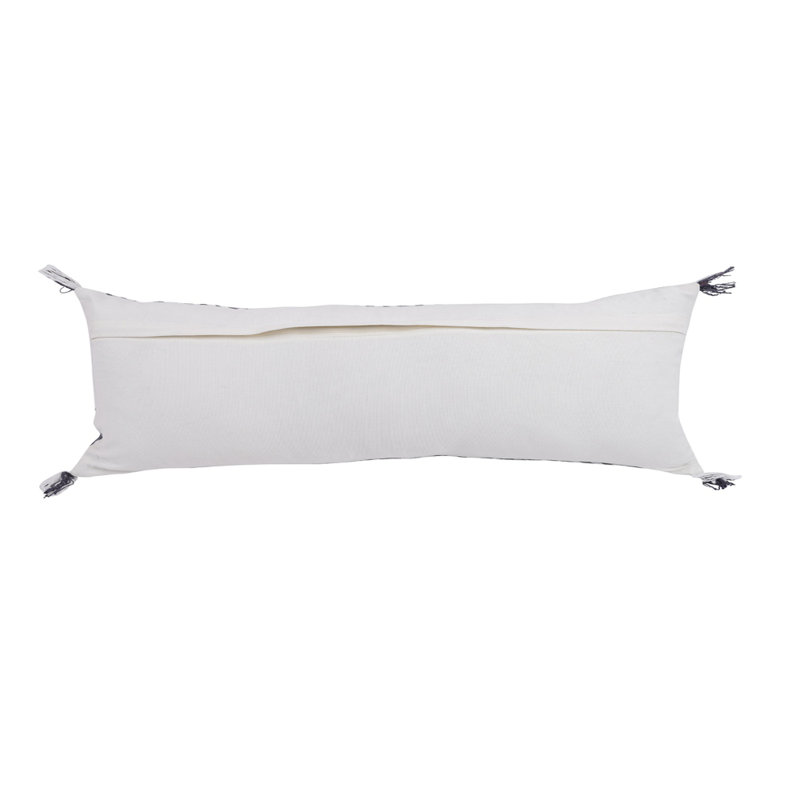 Garfield Geometric Rectangular Lumbar Pillow Cover, Blue
