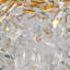 Modern 34" Chandeliers Gold K9 Crystal ,9-Light Tree Branches Crystal Chandelier For Living Room Entryway, Foyer, Bedrooms