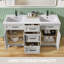 Meuble-lavabo double 60 po Elze-1307624958