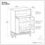 Banting 32"W Solid Hardwood Industrial Bar Cabinet with Wine Shelf, Stemware Rack, and Extra Storage