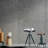 21.6 " Extendable Pine Round Solid Wood Top with Steel Base Dining Table