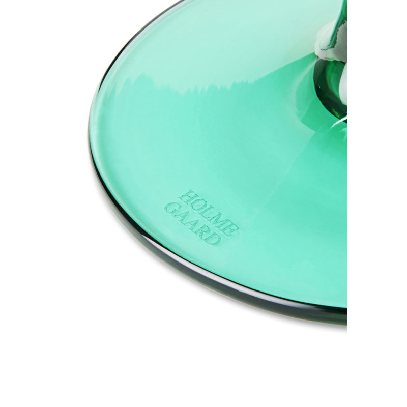 Flow Wine Glass, Green