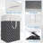3-Pack Laundry Basket, Freestanding＆Waterproof Laundry Hamper, Collapsible Tall Clothes Hamper With Easy Carry Handles For Clothes, Towels In The Family And Dorm,88L