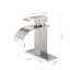 Robinet de lavabo pour salle de bain à poignée simple Waterfall Spout-117992856
