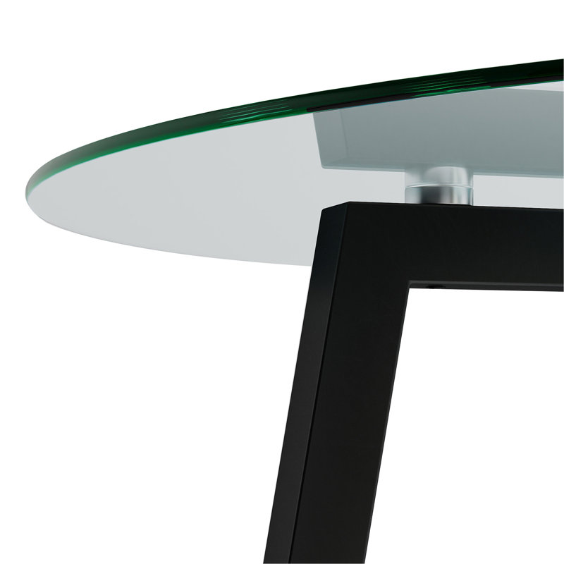 T1737-1 GLASS, Doré, H 29,5 po x L 47,2 po x l 47,2 po