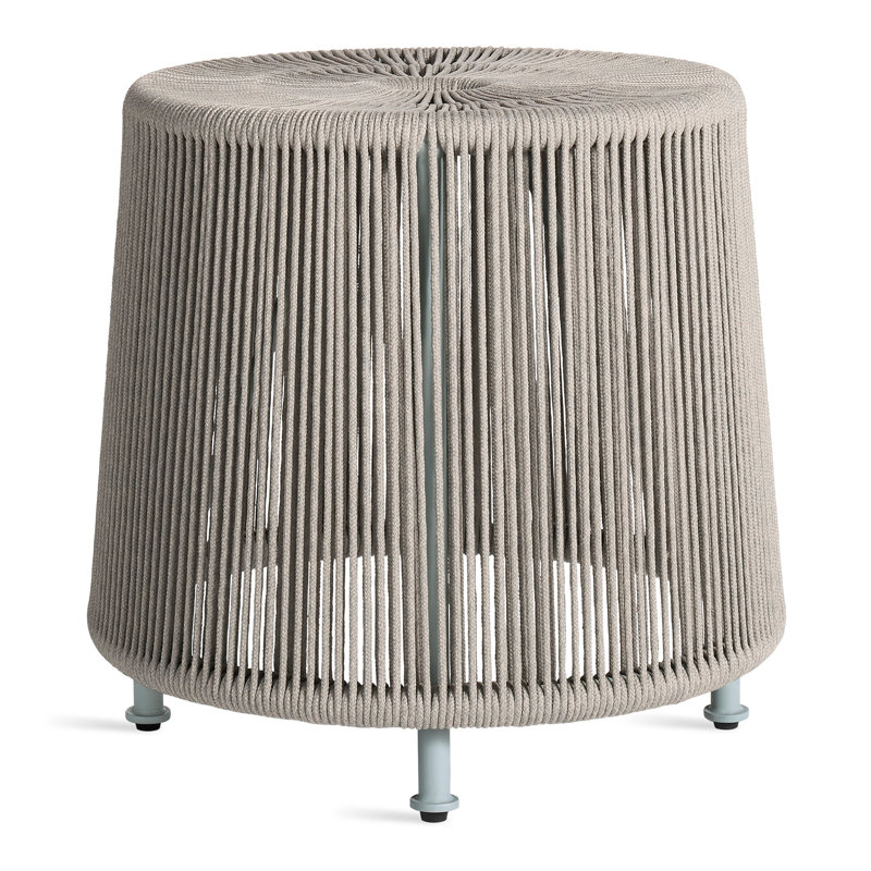 Tether Outdoor Ottoman, Breezy Blue