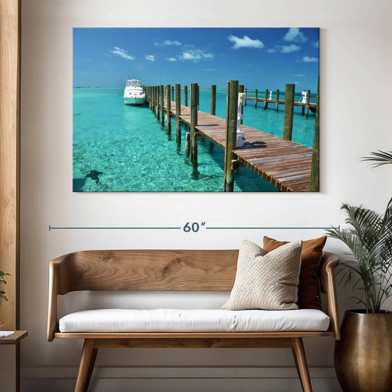 Staniel cay yacht dock Aletra, H 34 po x l 51 po