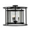 3 - Light Semi Flush Mount