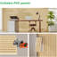 Panneaux muraux à lattes en PVC 19,7 po x 19,7 po Homlux-132511142-132511143