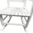 White 'S Rocking Seat - Solid Hardwood, For , Indoor Outdoor Use, , 110 Lbs Weight Limit, Simple Assembly, Kit, Hardware And Instructions Included Assembly-224649181