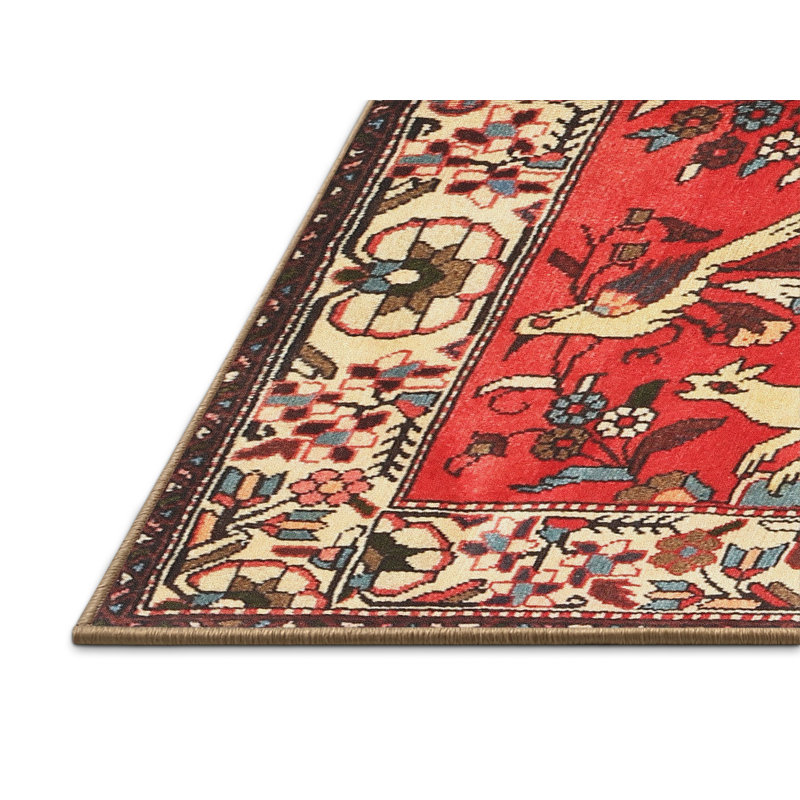 Tapis rouge à motif sud-ouest, Rectangle 8 pi x 12 pi