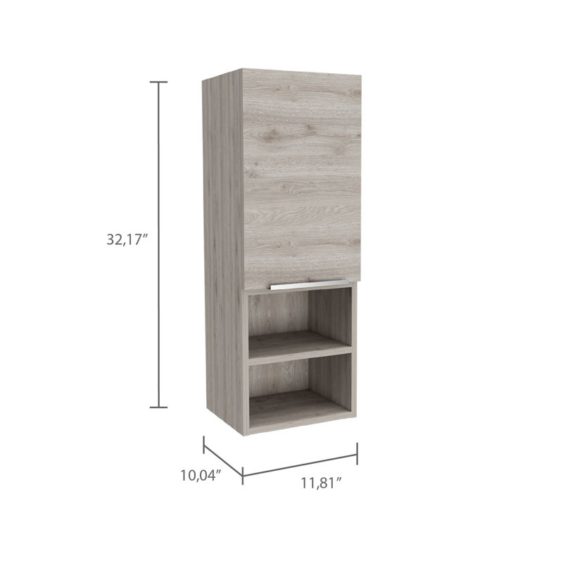 Armoire de salle de bain Mila, Gris
