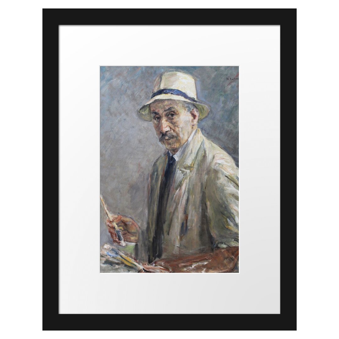 Gerahmter Kunstdruck Self Portrait von Max Liebermann