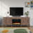 Conner Solid Wood TV Stand with Electric Fireplace for TVs-118614383