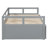 Twin-To-King Solid Wood Daybed With Space-Saving Trundle-1816630764