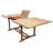 8 - Person Teak Wood Patio Dining Set with Rectangular Table