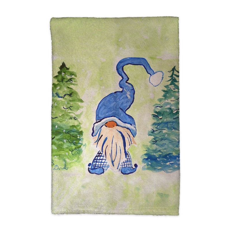 Serviette de cuisine Gnome & Christmas Trees