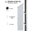 Celes Steel Wall Mounted Post Box-1751181078