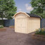 14x8w Alpha Barn | 28mm Log Cabin