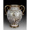 White/Gold 17'' Ceramic Table Vase