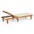 Teak Frame / Cream Cushion