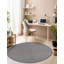 Tapis contemporain de couleur noire Ohara-376939725