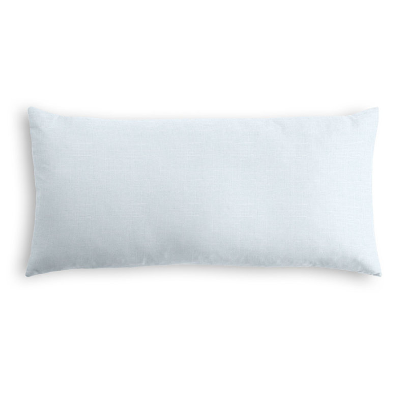 Housse de coussin rectangulaire, 14 po x 48 po, Bleu clair