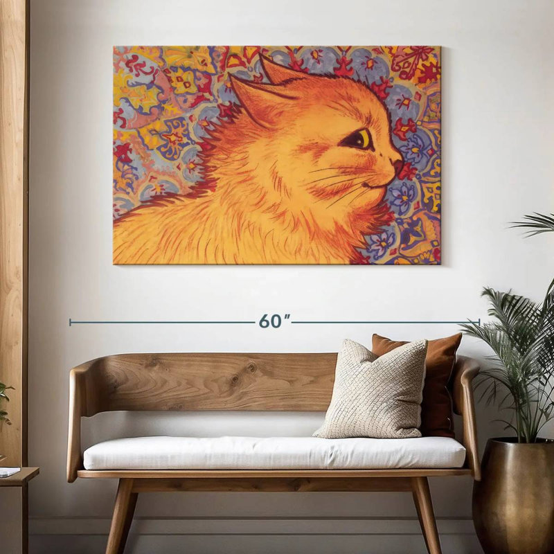 Cat Profile, 32" H x 48" W