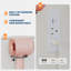Meuble-lavabo 35,4 po avec miroir DEL intelligent à 3 niveaux et prise de courant-996777585