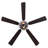 52" 5 - Blade Flush Mount Ceiling Fan with Light Kit and Remote Control