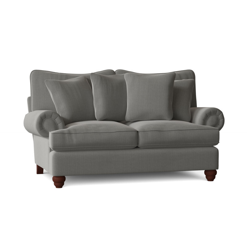 Woodburn Upholstered 74'' Loveseat, Peyton 41 Grey Performance Twill, Yes, Manhattan