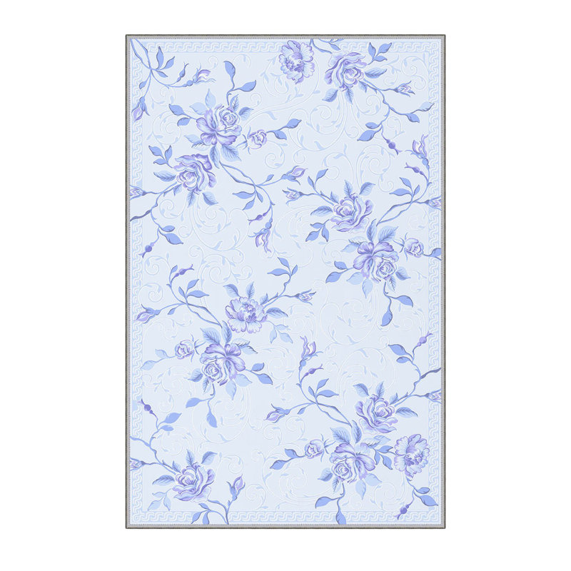 Premium Hall Carpet, 2.6 x 6.6 Feet, 100% Polyester, 0.3 in Pile Height | Antibacterial, Non-Slip Underside, Machine Washable | 3D Digital Print Design, Durable & Stylish for Entryways, Living Rooms & More