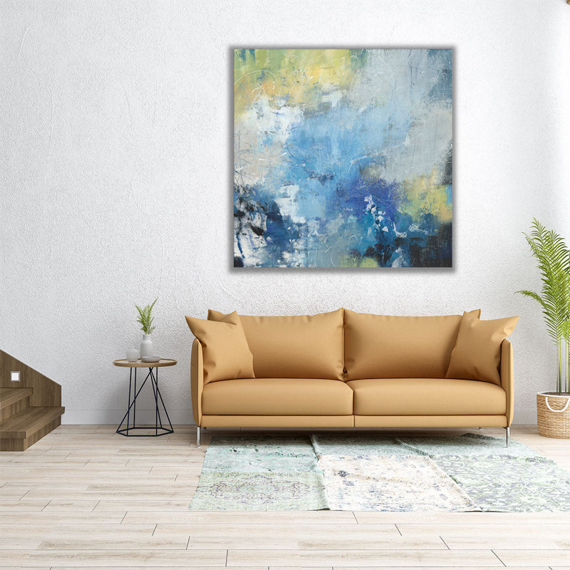 Inscrit II - reproduction d'art sur toile, H 40 po x l 40 po