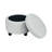Lecuyer Faux Leather Storage Ottoman with Rubberwood Legs-149699051