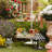 Rosy Check 2-Tier Kitchen Cart-123014058